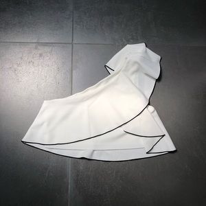 Zara one shoulder cropped top